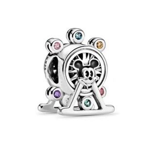 NWOT NWOT Disney Parks Mickey Ferris Wheel Charm Sterling Silver 925